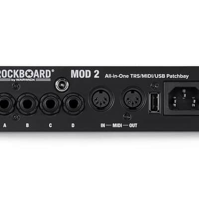 RockBoard MOD 2 V2 All-in-one Patchbay - TS/TRS, MIDI & USB image 3