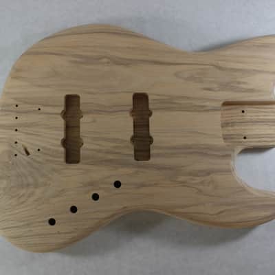 Unfinished Ash Jazz bass guitar body - fits Fender necks J1368 image 1