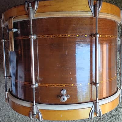 Ludwig&Ludwig field snare drum timepiece-sensitive strainer 10x16 1930s image 5