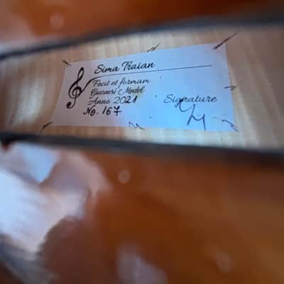 Guarneri del Gesu Violin 4/4 by Luthier Traian Sima, Reghin Romania 2021 #167 image 9