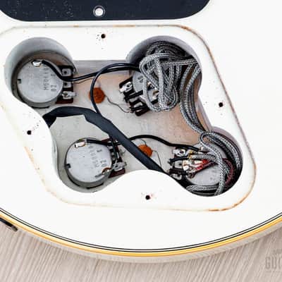 1990 Greco Mint Collection EGC-600LH Custom Left-Handed Alpine White, Japan Fujigen image 15