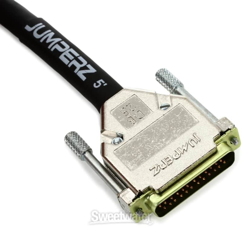 JUMPERZ JDB25-DB25 ZipLine DB25 to DB25 8-channel Analog Audio Interface Cable - 5 foot (DB25DB255Jd1) image 1