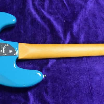 Fender AM Pro II Jazz (4), Miami Blue / Rosewood *IN STOCK* image 6