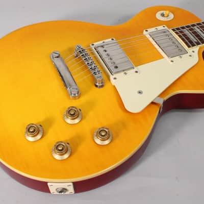 Epiphone Inspired By Gibson Custom Limited Edition 1959 Reissue Les Paul Lemonburst w/OHSC image 8