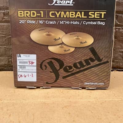 Pearl BRD-1 3 Piece Cymbal Pack: 14" Hi-hats, 16" Crash, 20" Ride image 15