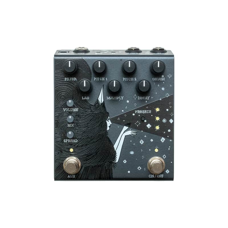 Old Blood Noise Endeavors Dark Star Stereo Soundscape Reverb 2024 - Black image 1