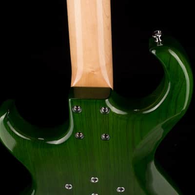Pre Owned 1996 Rick Turner Prototype E-2 EL-434 PM Transparent Green Bass With OHSC image 14
