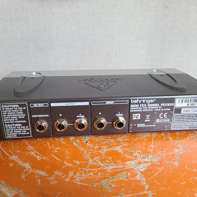 Behringer MiniFEX FEX800 Compact Multi-FX Processor 2010s - Standard image 5