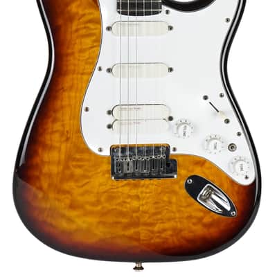 1992 Fender Custom Shop Stratocaster Plus Ultra Set Neck Sunburst image 2