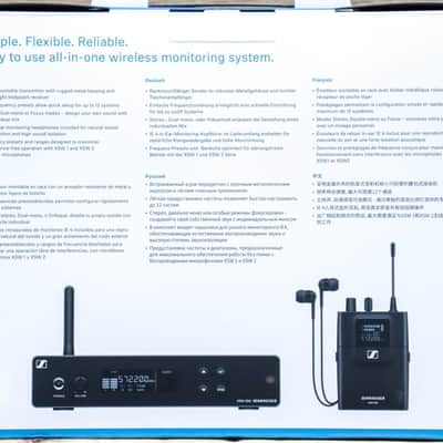 Sennheiser XSW IEM SET (A) Live Performance XS Wireless In-Ear Monitoring Set image 2