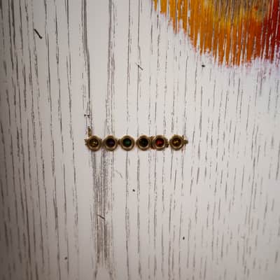 Paoletti Nancy Loft SH “Relic White Over Sunburst” Handcrafted Italian Reclaimed Chestnut Roasted Maple image 20