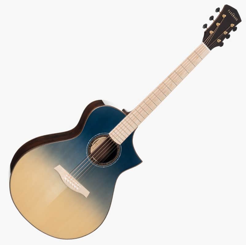 Parkwood P880 Nocturne Trans Ocean Natural Gradation Maple Fretboard Acoustic Guitar image 1