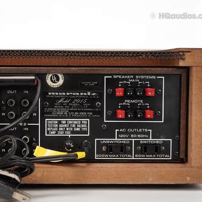 MARANTZ 2015 Vintage Stereo Receiver + FREE WC-10 – Professionally Restored – 1-Year Warranty image 16