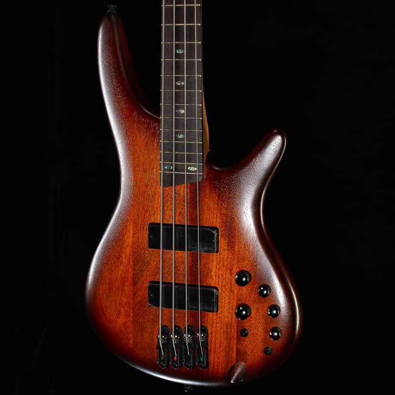 Ibanez SR500AMHL SR Standard 4 String Electric Bass Mahogany Brown Burst Low Gloss (467) image 1
