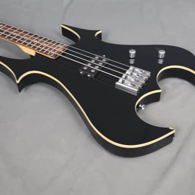 B.C. Rich Zombie Revenge RZBO Onyx Black Bass Guitar image 2