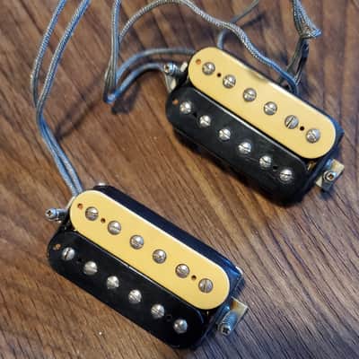 Gibson Shaw Dirty Fingers Zebra Humbucker Pickups Set || 4 wire split coil tap Pat. No. PAF 335-S V Explorer image 1
