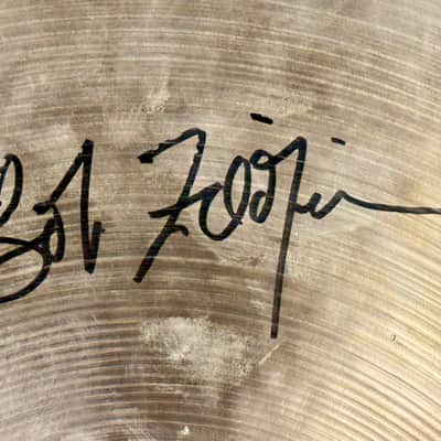 HAND SIGNED BY BOB ZILDJIAN!! 19” Sabian HH Ride 1600g VINTAGE EARLY HH! image 7