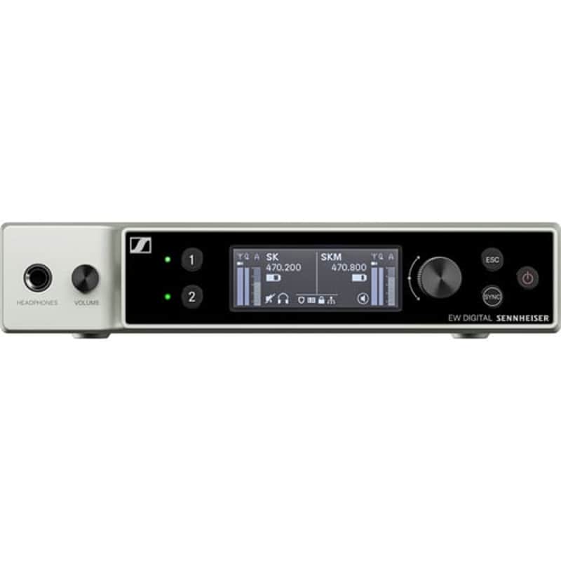Sennheiser EW-DX EM 2 Two-Channel Digital Rackmount Receiver (Q1-9: 470 to 550 MHz) image 1