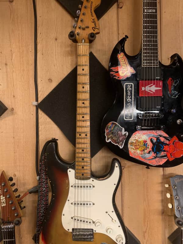 George Lynch Owned Fender 1974 Hardtail Strat w/video image 1