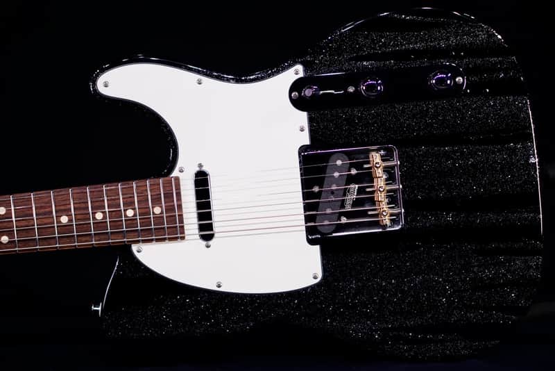 Suhr  Classic T Custom Silver Sparkle Drip image 1