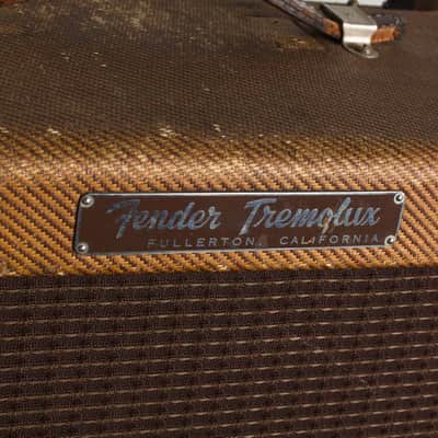 Fender  Tremolux Model 5G9 Large Combo Tube Amplifier (1959), ser. #02090. image 23