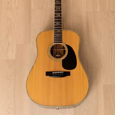 1970s Morris W-50 Vintage Dreadnought Acoustic Guitar, Spruce & Rosewood w/ Case, Japan image 2