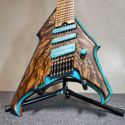 Barlow Guitars Vulture 2020 Phoebe / Flame Maple / Zebrawood image 1