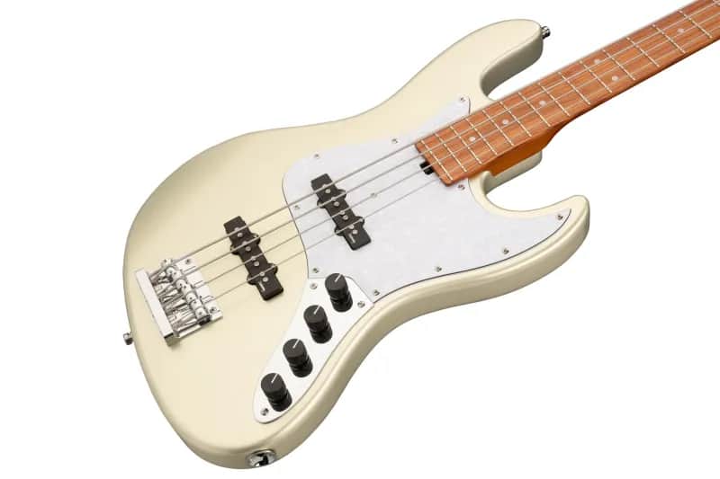 Sadowsky MetroExpress 21-Fret Vintage J/J Bass, Morado Fingerboard, 4-String - Solid Champagne Metallic High Polish image 1