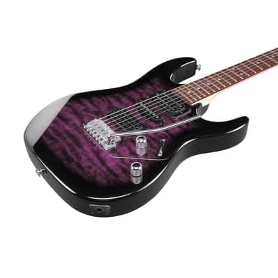 Ibanez Gio GRX70QA - Transparent Violet Sunburst image 7