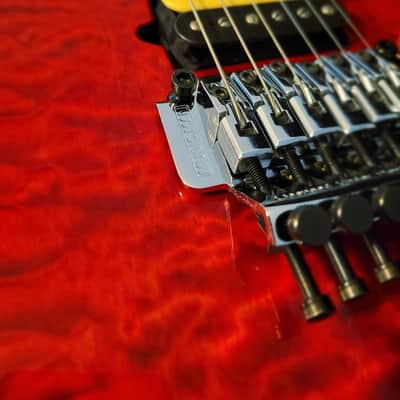 VIDEO! 1995 Ernie Ball Music Man EVH Eddie Van Halen Signature Red Quilt COLLECTOR GRADE 1 owner image 6