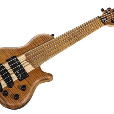 Mayones Cali 5 Mini Bass Flamed Maple T.E.W. - Trans Natural Matt image 1