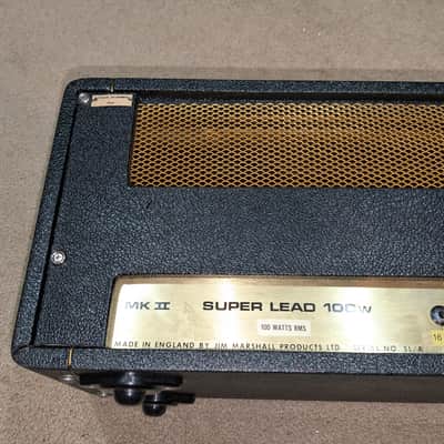 Marshall JMP 1959 Super Lead 2-Channel 100-Watt Guitar Amp Head 1967 - 1975 - Black image 17