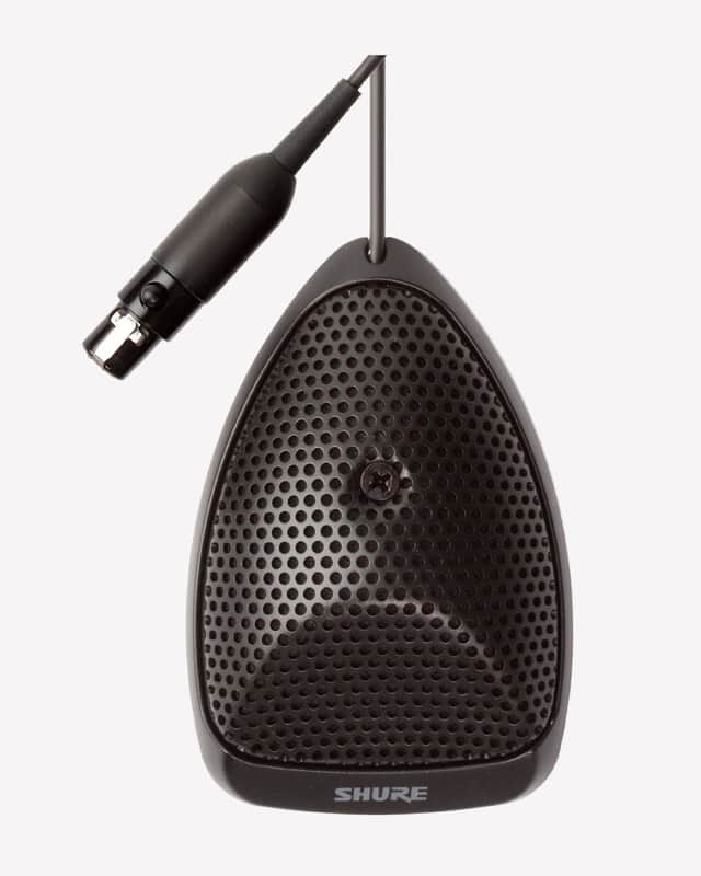 Shure MX391/O Microflex Omnidirectional Boundary Mic w/ 12' 3-Pin XLR Cable image 1