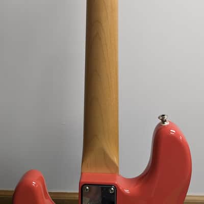 Sadowsky - NYC Ultra-Vintage P Bass 2005 - Faded Fiesta Red image 8
