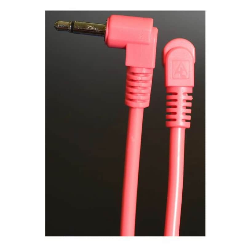 After Later Audio 3.5mm TS Right-Angled Mini-Jack PLug Patch Cables (15cm, pack of 5) image 1
