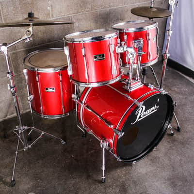 Pearl Export 1990's 5 Piece Drum Set image 6