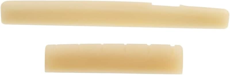 Acoustic Guitar Bone Nut & Saddle Set Acoustic Guitar 44mm / 75mm image 1