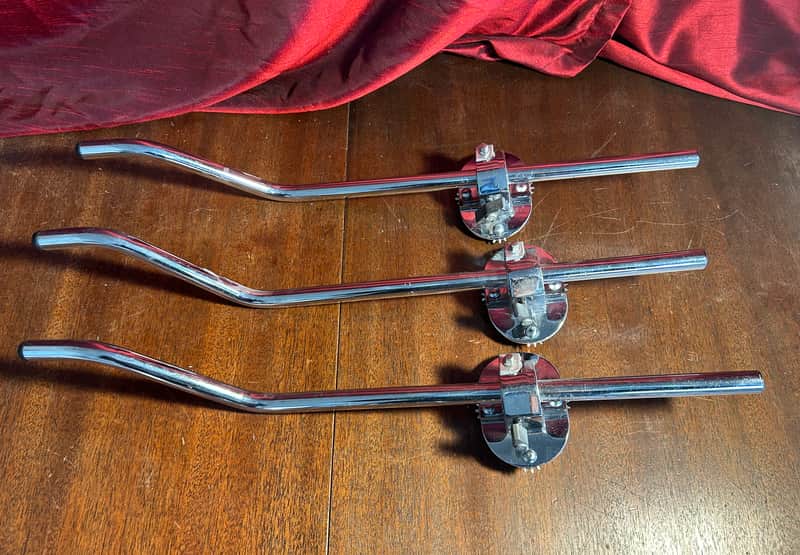 Rogers Memrilock Floor Tom Legs  + Brackets Set Of 3 Big R XP8 image 1