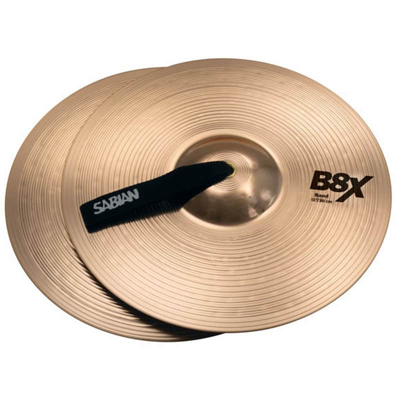 Sabian 12” B8X Marching Band Cymbals image 1