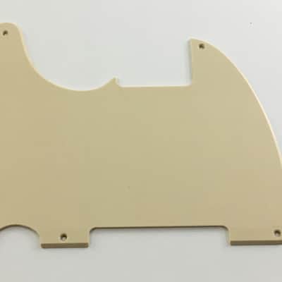 Lefty Aged Relic 1 Ply Light Aged Parchment Left Esquire Tele Telecaster for Fender Guitar Pickguard Left image 2