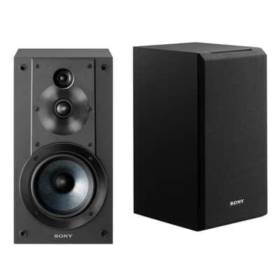 Sony SSCS5 3-Way 3-Driver Bookshelf Speaker System (Black) with Isolation Pads image 2