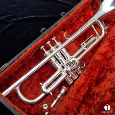 F. Besson pre war 88xxx GRAND PRIX trumpet - silver plated gamonbrass image 7