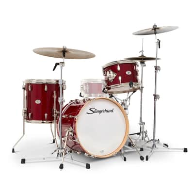Slingerland Studio King 8x12 14x14 14x18 Royal Crimson Red image 2