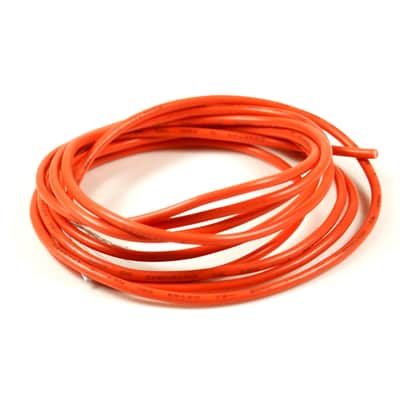 6-Foot Single conductor Shielded Guitar Circuit Wire 28 AWG, Tangerine Bild 2