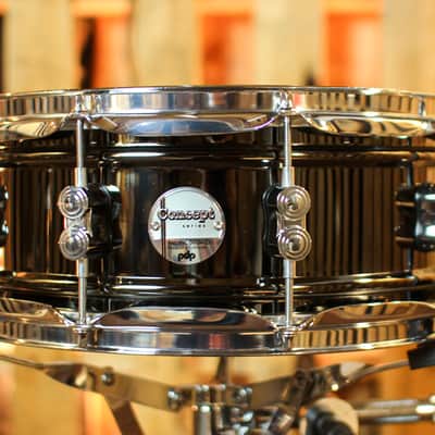 PDP 5.5x14 Concept Black Nickel over Steel Snare Drum - PDSN5514BNCR image 1