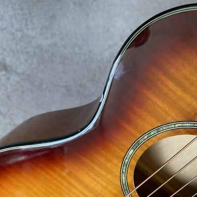 Ibanez 27 Inch Mini Acoustic Guitar, Tiger Maple Sunset Finish image 18