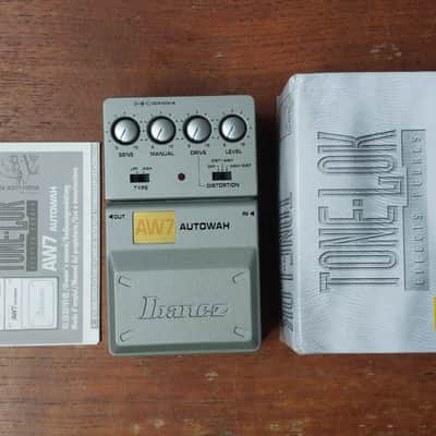 Ibanez AW7 Autowah [NOS - New Old Stock, with Box and Manual] 2002 - 2005 - Grey Silver image 2