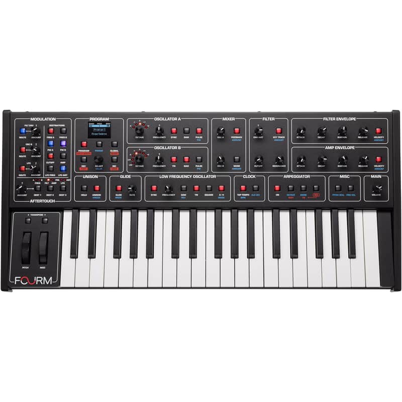 Sequential Fourm Compact 37-Key Keyboard Analog Synthesizer (Demo Deal) image 1