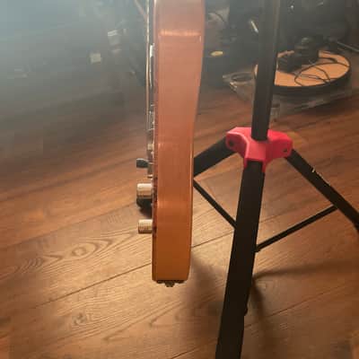 Tele-Style Custom Tele-Style 2022 Reddish-brown Burl/Natural image 3