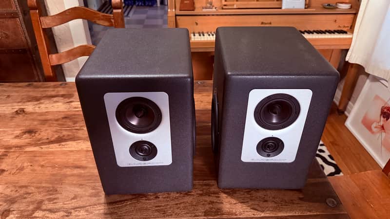 BAREFOOT SOUND FOOTPRINT 01 Three-Way Active Studio Monitor w/MEME Voice Selector - Pair 2017 - Present - Black image 1